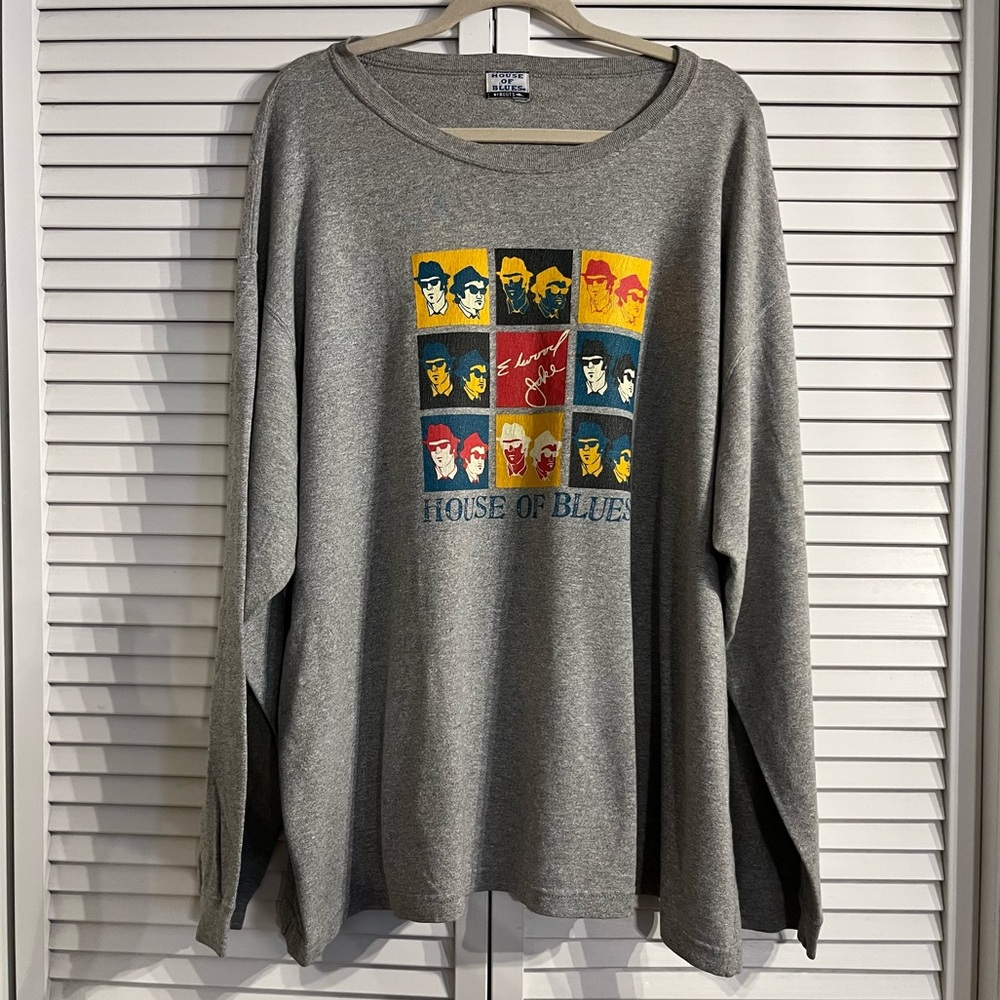 Vintage House Of Blues Brothers Long Sleeve T-Shirt